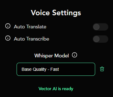 Voice Settings (Screenshot)